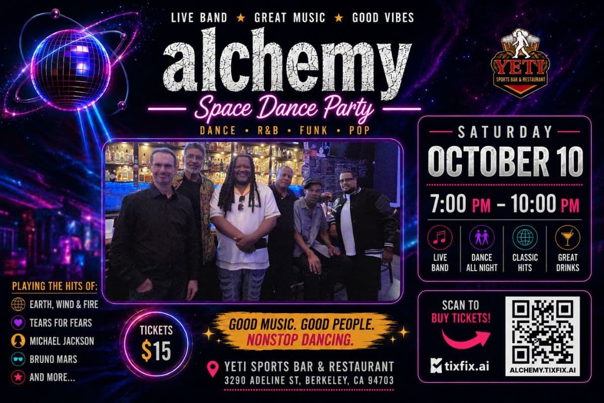ALCHEMY DANCE PARTY at Yeti's Sports Bar | November Edition