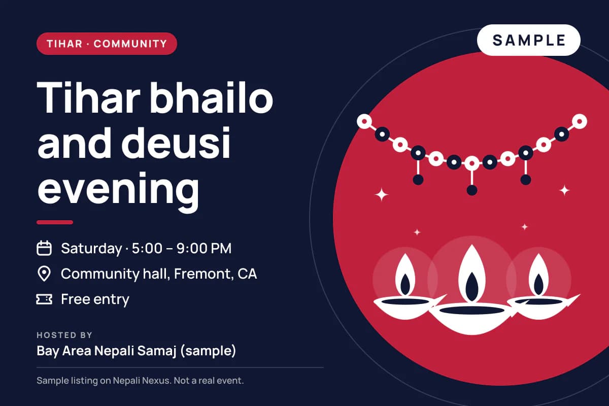 Tihar bhailo and deusi evening