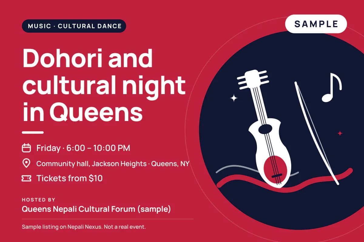 Dohori and cultural night in Queens